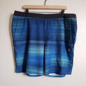 Hurley Alpha Trainer Surplus Hybrid Board Walk Short Ripstop Space Blue Mens XXL